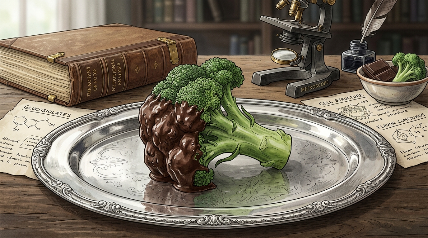 Chocolate-covered broccoli